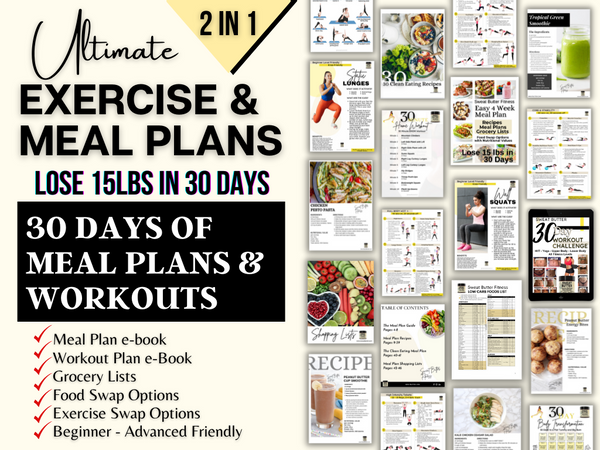 30 Day Easy Meal Plan & Fitness Plan